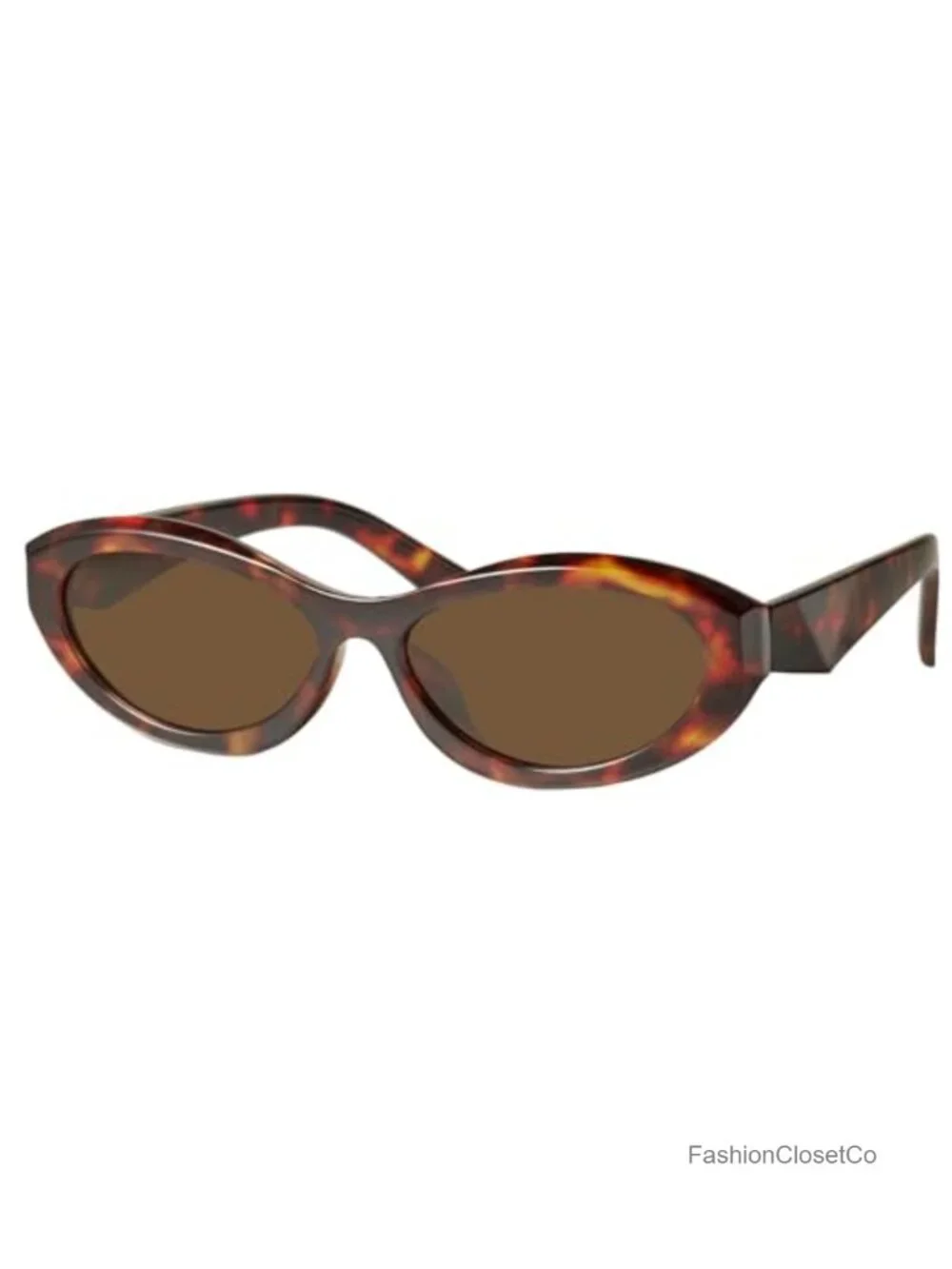 Oval Cat Eye Sunglasses Retro Y2K UV400 Protection